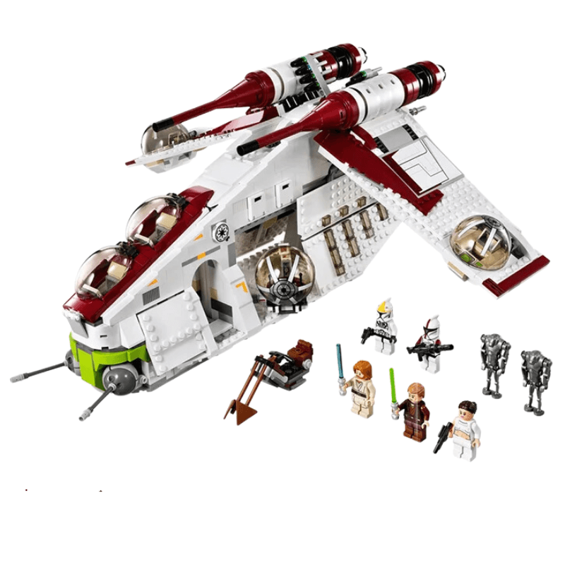 Republic Gunship - Star Wars | 1228 PCS - BlocoLab