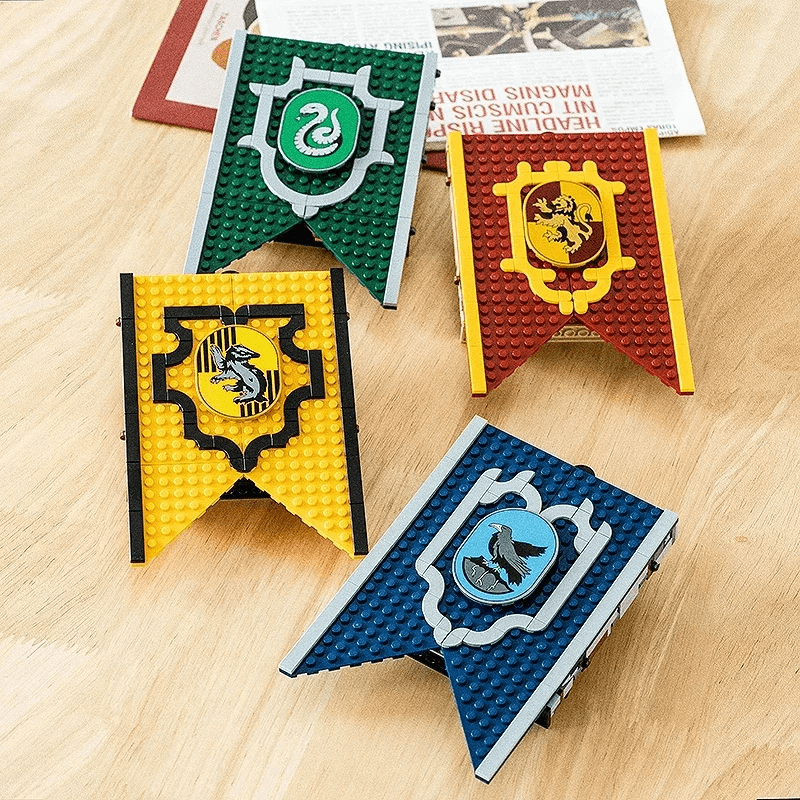 Banner das Casas - Harry Potter | 349 PCS - BlocoLab